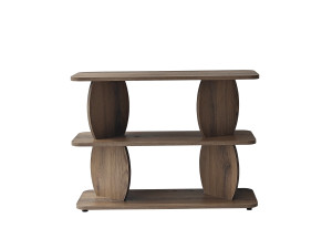 Tavolino in legno "Armonia" - 90 x 30 x 70 cm - Marrone