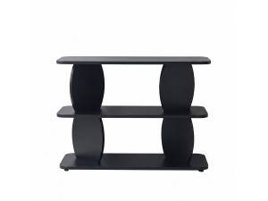 Tavolino in legno "Armonia" - 90 x 30 x 70 cm - Nero