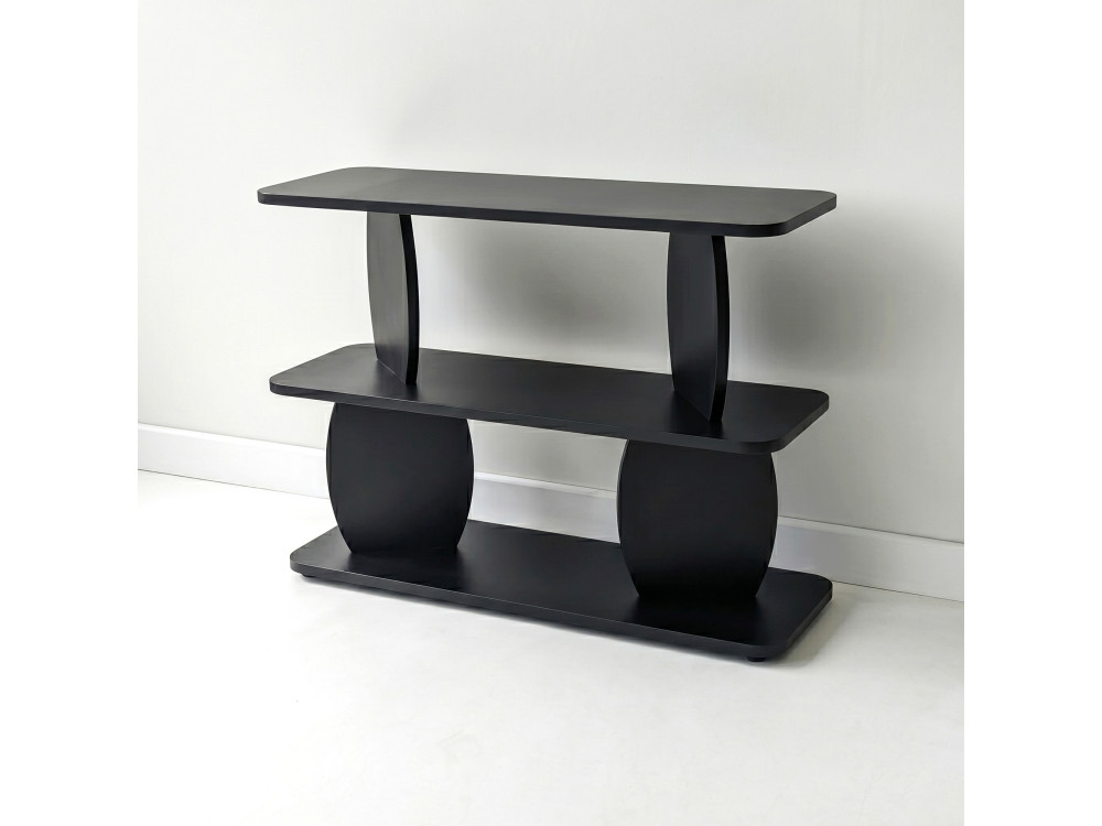 Tavolino in legno "Armonia" - 90 x 30 x 70 cm - Nero