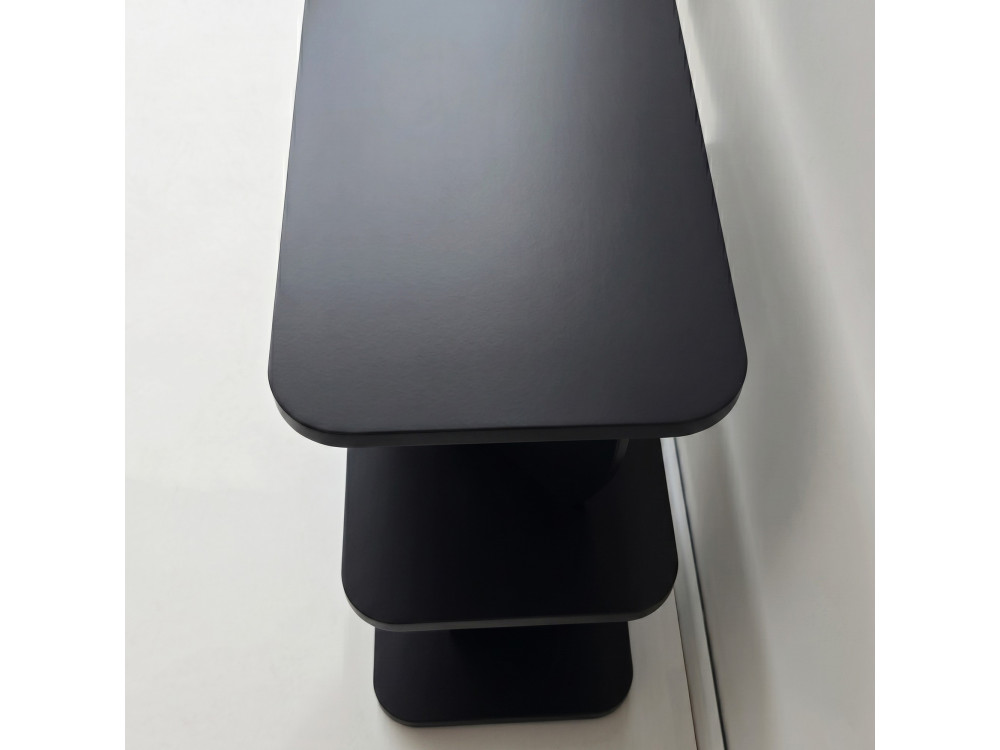 Tavolino in legno "Armonia" - 90 x 30 x 70 cm - Nero