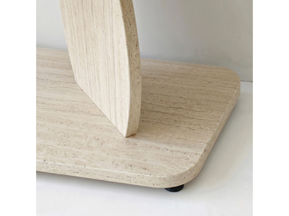Tavolino in legno "Armonia" - 90 x 30 x 70 cm - Travertino