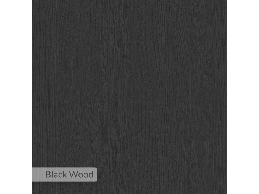Tavolino in legno "HOMIA" - 56 x 25 x 56 cm - Nero