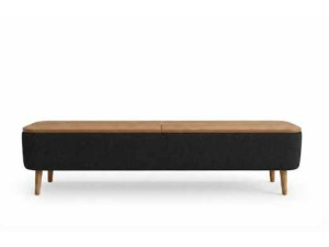 Mobile TV in legno "Sarven" - 120 x 30 x 45 cm - Nero
