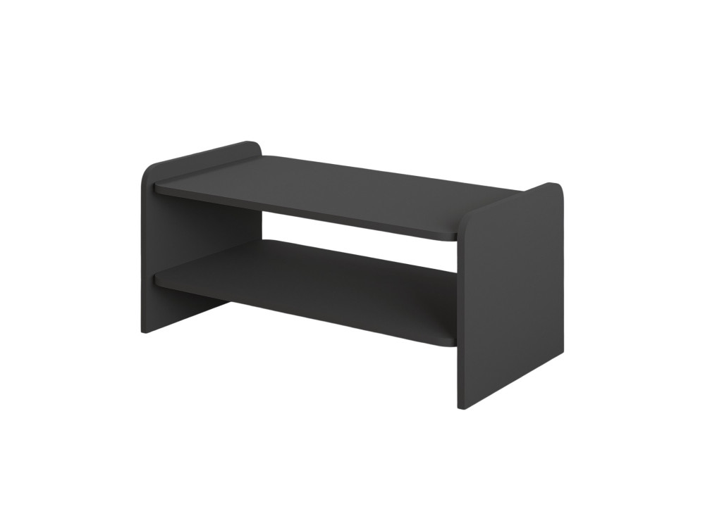 Tavolino in legno "Amon" - 89,8 x 39,8 x 44,8 cm - Antracite