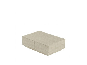 Tavolino in legno "Ave14" - 90 x 60 x 28 cm - Travertino