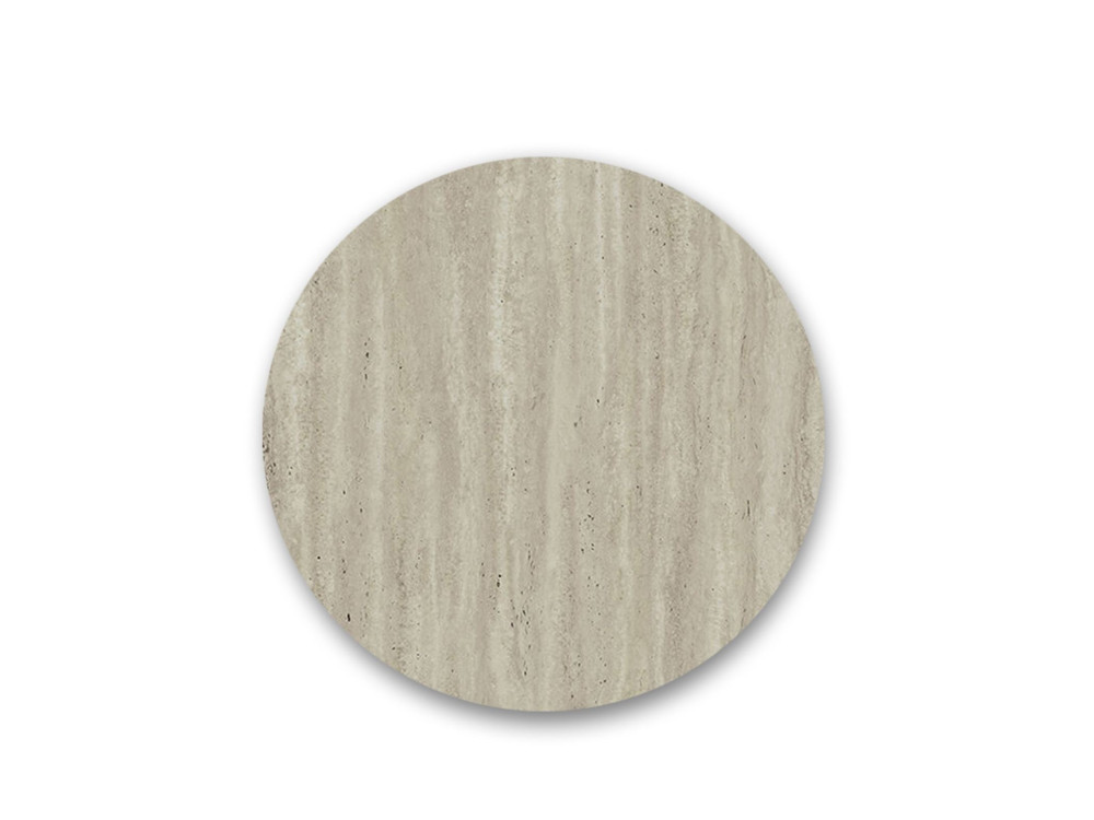 Tavolino in legno "Ave14" - 90 x 60 x 28 cm - Travertino