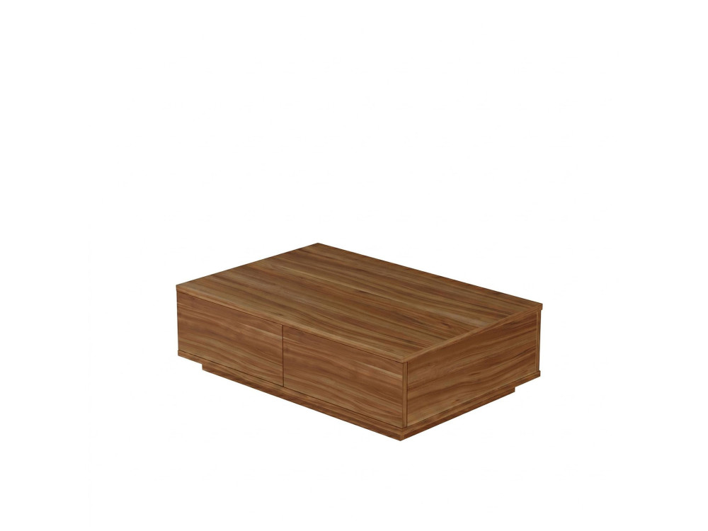 Tavolino in legno "Ave14" - 90 x 28,6 x 60 cm - Noce