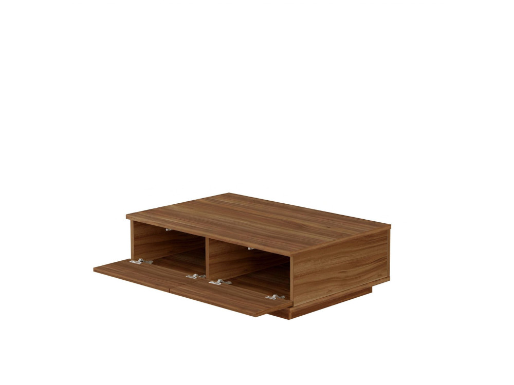 Tavolino in legno "Ave14" - 90 x 28,6 x 60 cm - Noce