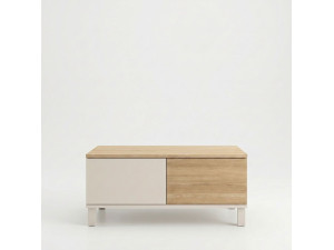 Tavolino in legno "Mood" - 90 x 60 x 40 cm - Sabbia
