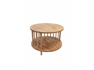 Tavolino in legno "Peka-0108" - 60 x 43 cm - Pino