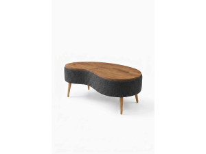 Tavolino in legno "Vera" - 98 x 50 x 45 cm - Antracite