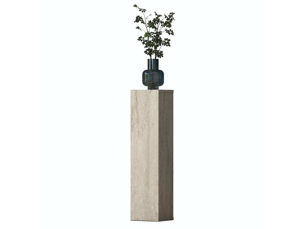 Tavolino in legno "AD107" - 20 x 18 x 80 cm - Travertino
