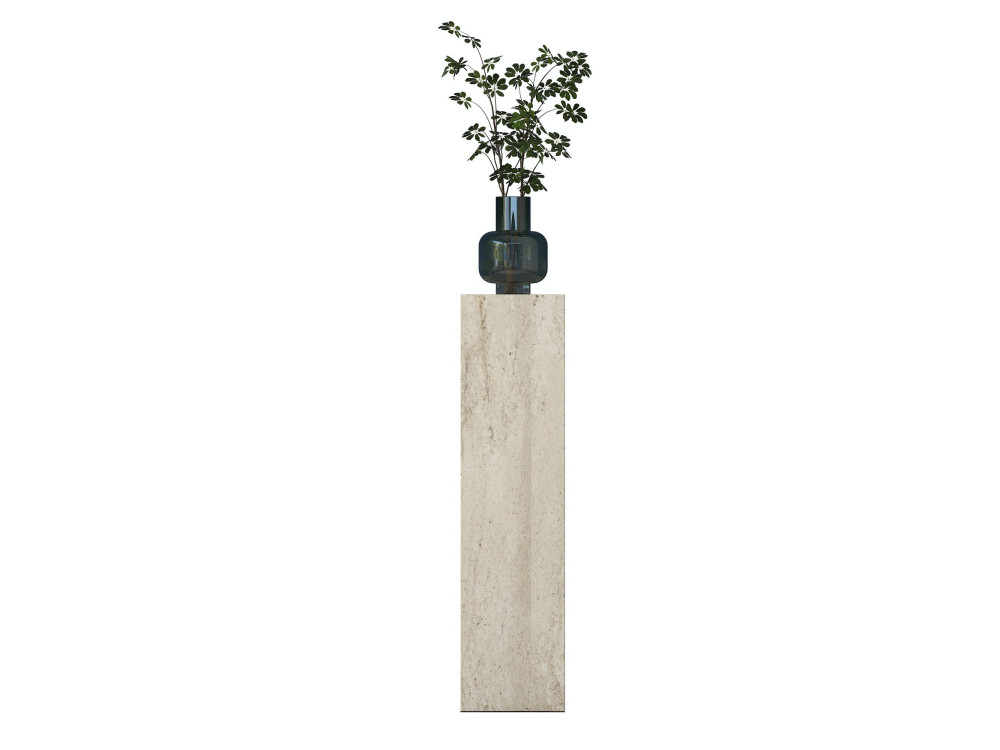Tavolino in legno "AD107" - 20 x 18 x 80 cm - Travertino