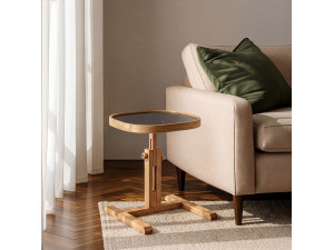 Tavolino in legno "Opus Kare 42" - 42 x 42 x 57 cm - Rovere