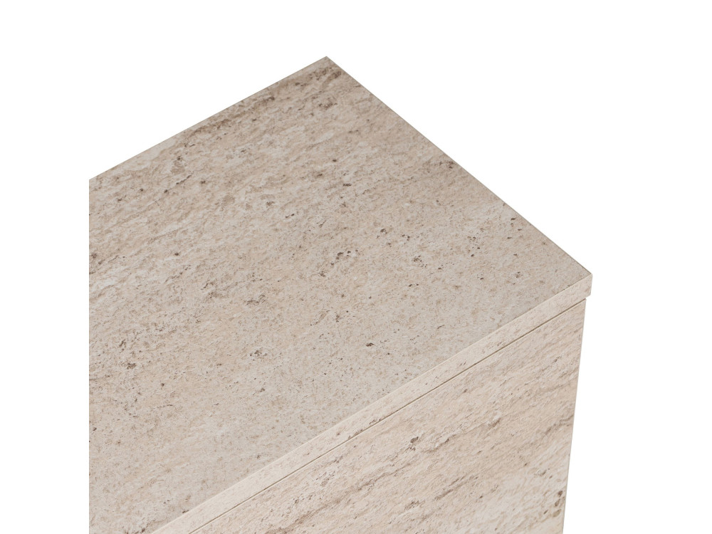 Mobile TV in legno "Linea 160" - 160 x 25 x 25 cm - Travertino