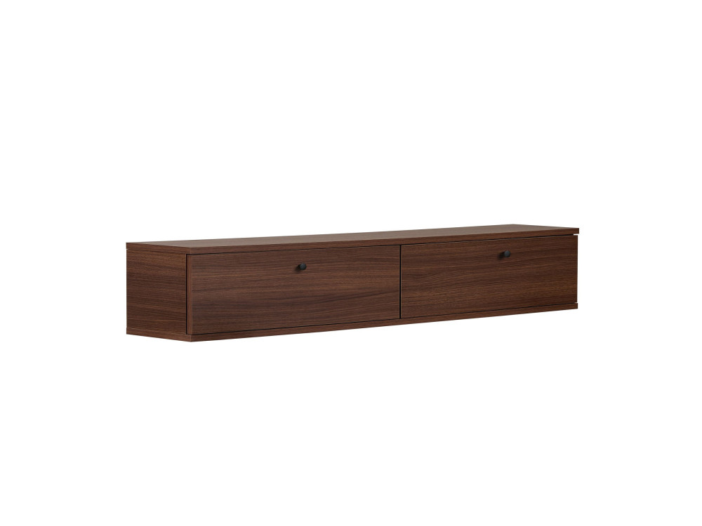 Mobile TV in legno "Ligne 160" - 160 x 25 x 25 cm - Noce