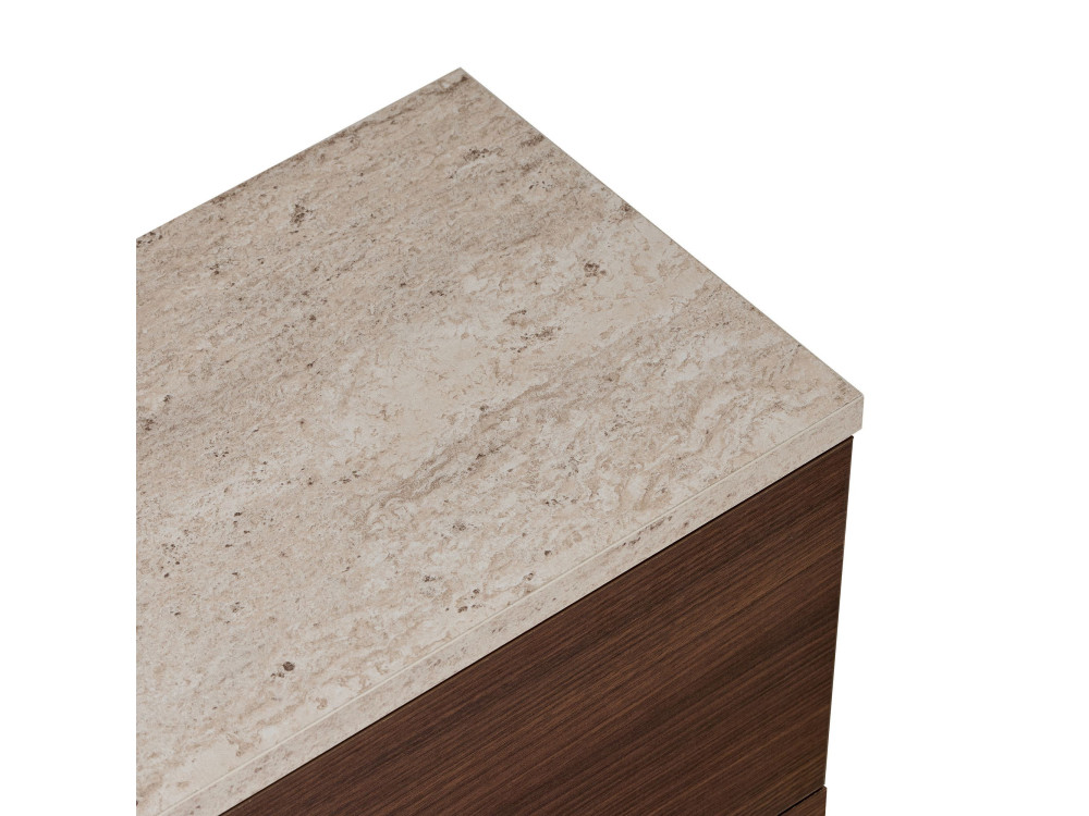 Mobile TV in legno "Ligne 160" - 160 x 25 x 25 cm - Marrone