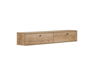 Mobile TV in legno "Ligne 160" - 160 x 25 x 25 cm - Rovere