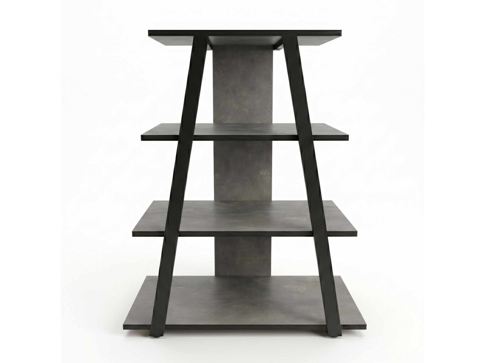 Mobile TV in legno "LYNO" - 70 x 41 x 80 cm - Grigio