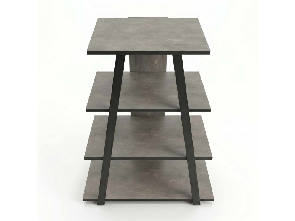 Mobile TV in legno "LYNO" - 70 x 41 x 80 cm - Grigio