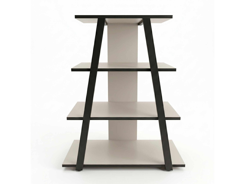 Mobile TV in legno "LYNO" - 70 x 41 x 80 cm - Grigio