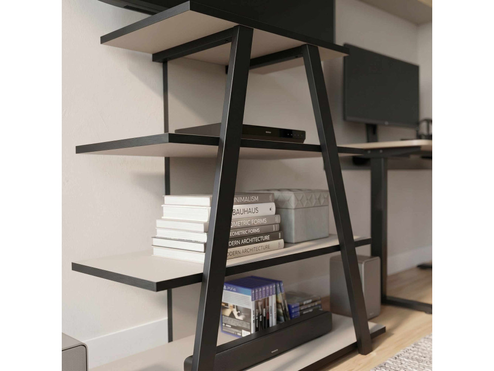 Mobile TV in legno "LYNO" - 70 x 41 x 80 cm - Grigio