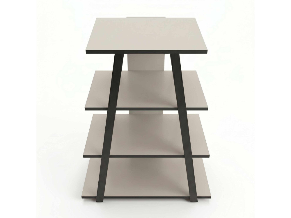 Mobile TV in legno "LYNO" - 70 x 41 x 80 cm - Grigio