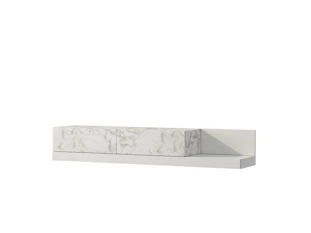 Mobile TV in legno "Major" - 180 x 37 x 30 cm - Bianco