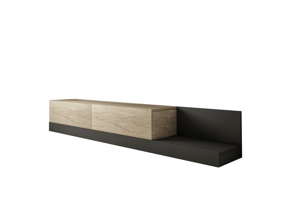 Mobile TV in legno "Major" - 180 x 37 x 30 cm - Beige