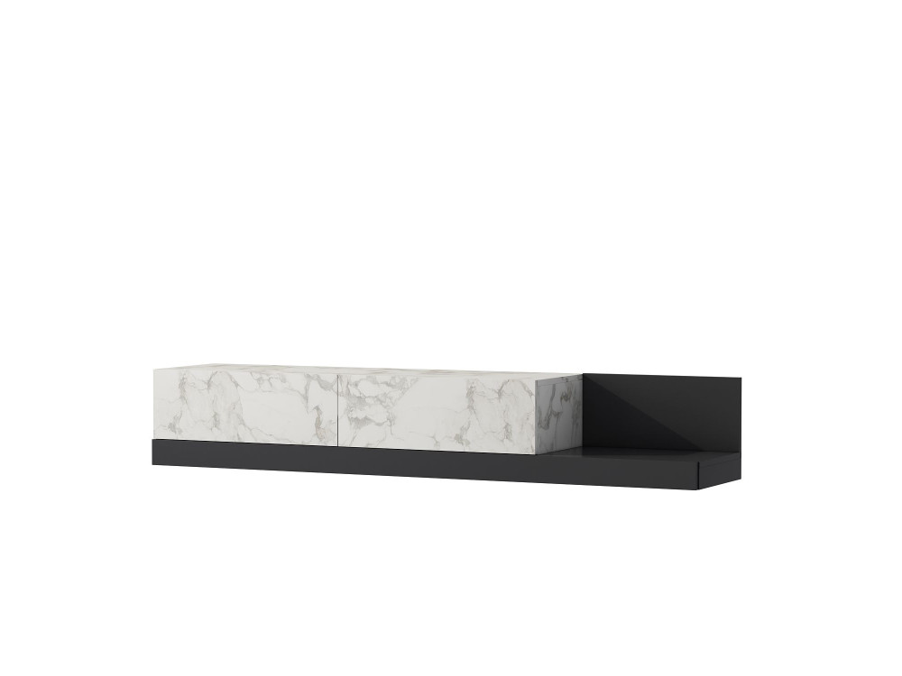 Mobile TV in legno "Major" - 180 x 37 x 30 cm - Grigio