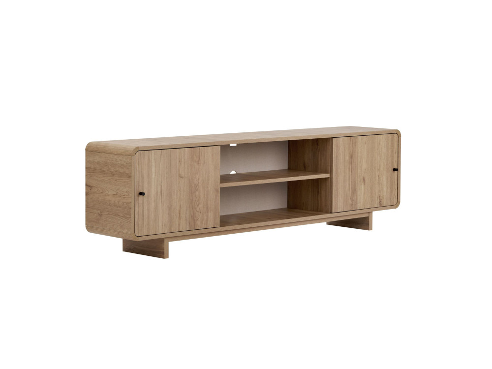 Mobile TV in legno "Mirel" - 180 x 34 x 52 cm - Rovere