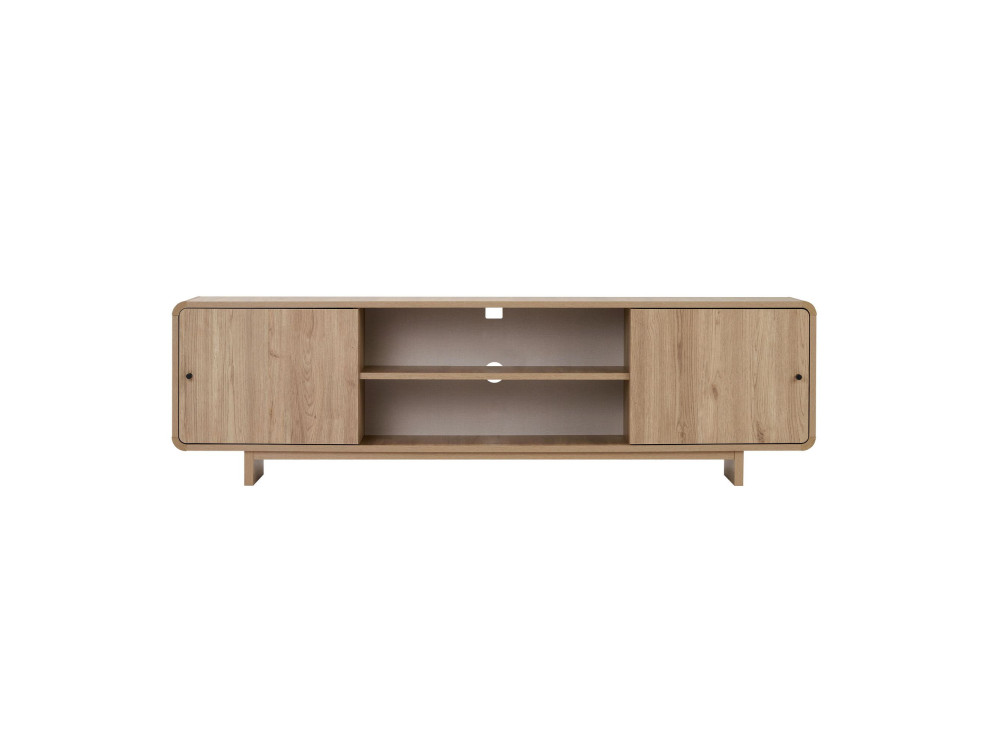 Mobile TV in legno "Mirel" - 180 x 34 x 52 cm - Rovere