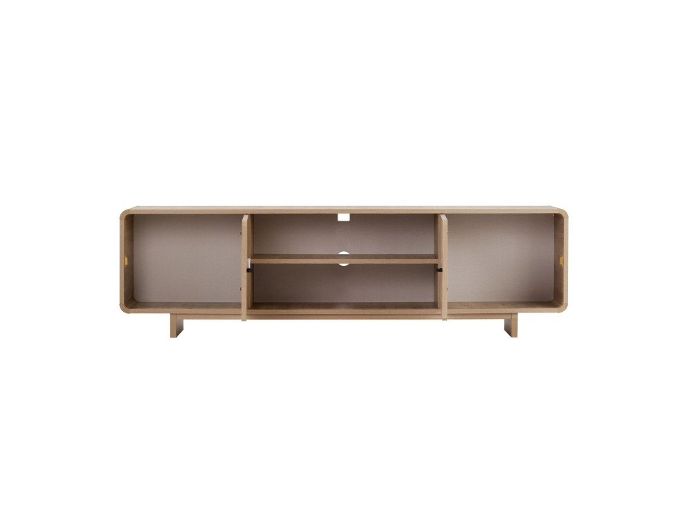 Mobile TV in legno "Mirel" - 180 x 34 x 52 cm - Rovere
