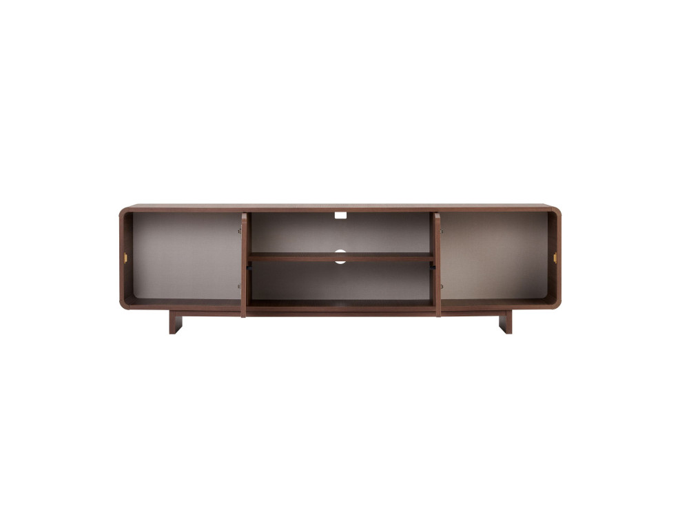 Mobile TV in legno "Mirel" - 180 x 34 x 52 cm - Marrone