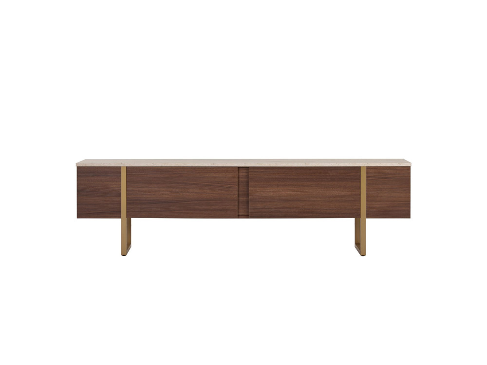 Mobile TV in legno "Onera" - 180 x 30 x 50 cm - Travertino