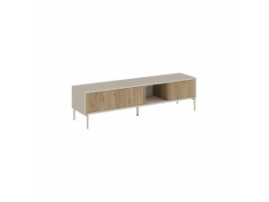 Mobile TV in legno "VENTRO" - 150 x 36 x 40 cm - Beige