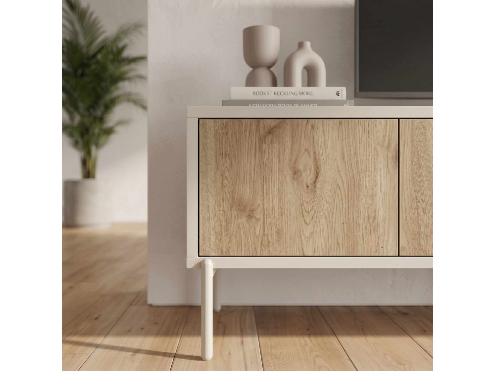 Mobile TV in legno "VENTRO" - 150 x 36 x 40 cm - Beige
