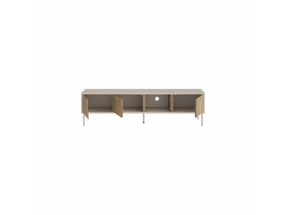 Mobile TV in legno "VENTRO" - 150 x 36 x 40 cm - Beige