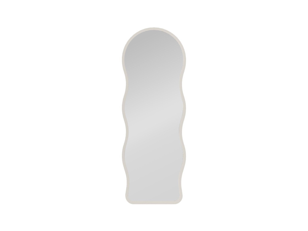 Specchio da terra in legno "Asial" - 50 x 2 x 160 cm - Bianco