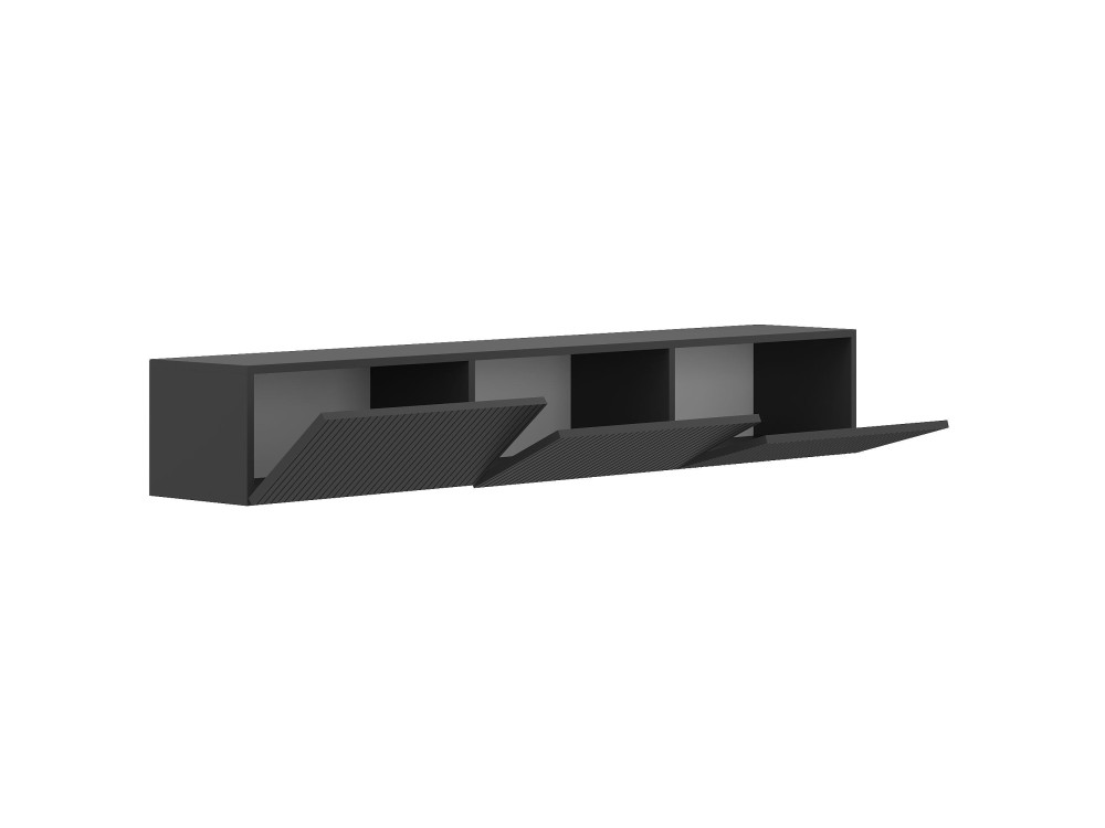 Mobile TV in legno "Ada" - 180 x 31 x 29 cm - Antracite