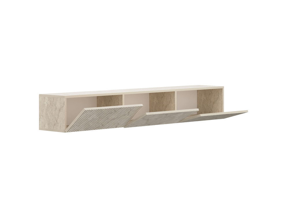 Mobile TV in legno “Ada” - 180 x 31 x 29 cm - Travertino
