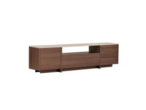 Mobile TV in legno "Alvar" - 180 x 35 x 46 cm - Travertino