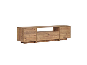 Mobile TV in legno "Alvar" - 180 x 35 x 46 cm - Pino dell'Atlantico