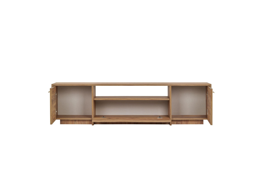 Mobile TV in legno "Alvar" - 180 x 35 x 46 cm - Pino dell'Atlantico