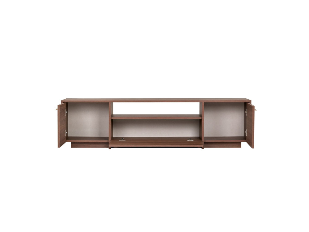 Mobile TV in legno "Alvar" - 180 x 35 x 46 cm - Marrone