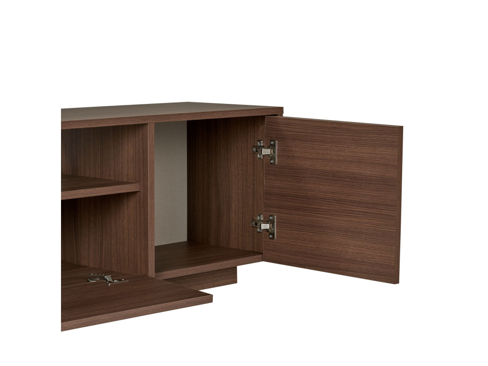 Mobile TV in legno "Alvar" - 180 x 35 x 46 cm - Marrone