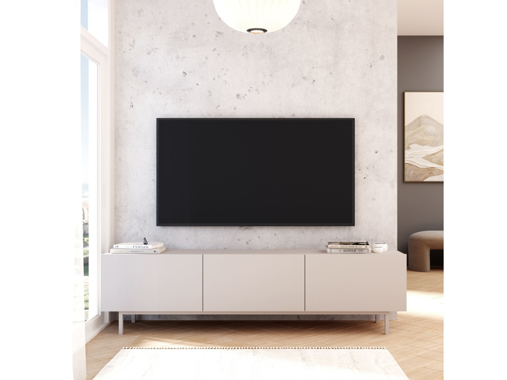 Mobile TV in legno "Coast" - 180 x 37 x 47 cm - Beige