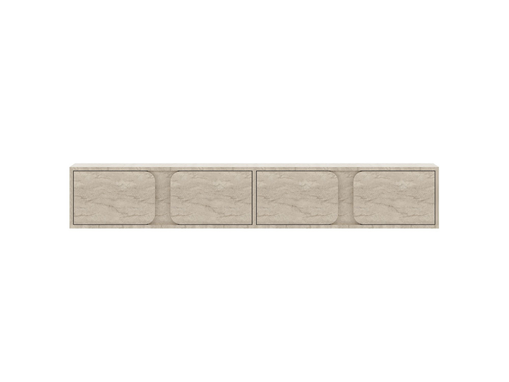 Mobile TV in legno "Helen" - 180 x 30 x 30 cm - Beige