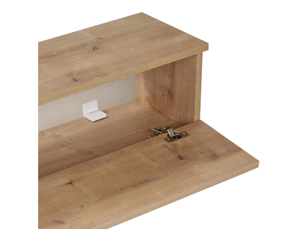 Mobile TV in legno "Linea 140" - 140 x 25 x 25 cm - Beige