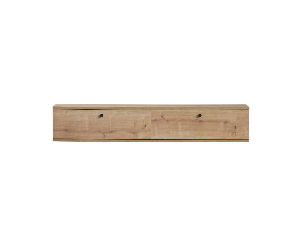 Mobile TV in legno "Linea 140" - 140 x 25 x 25 cm - Beige
